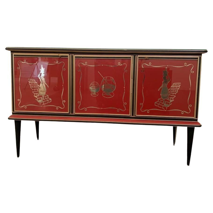 Credenza by Umberto Mascagni, 1950s For Sale