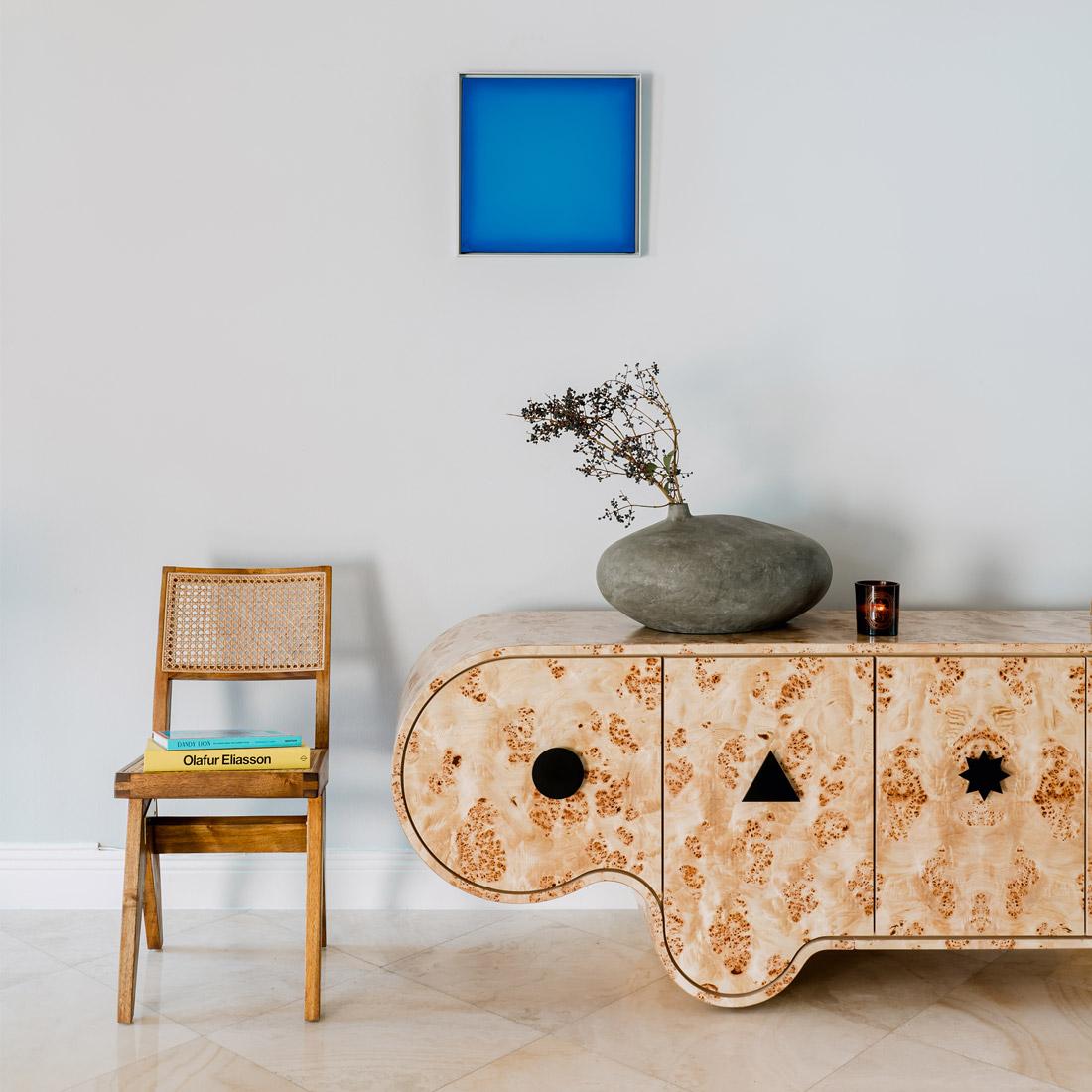 Hand-Crafted Credenza Cabinet by Atelier Caracas For Sale