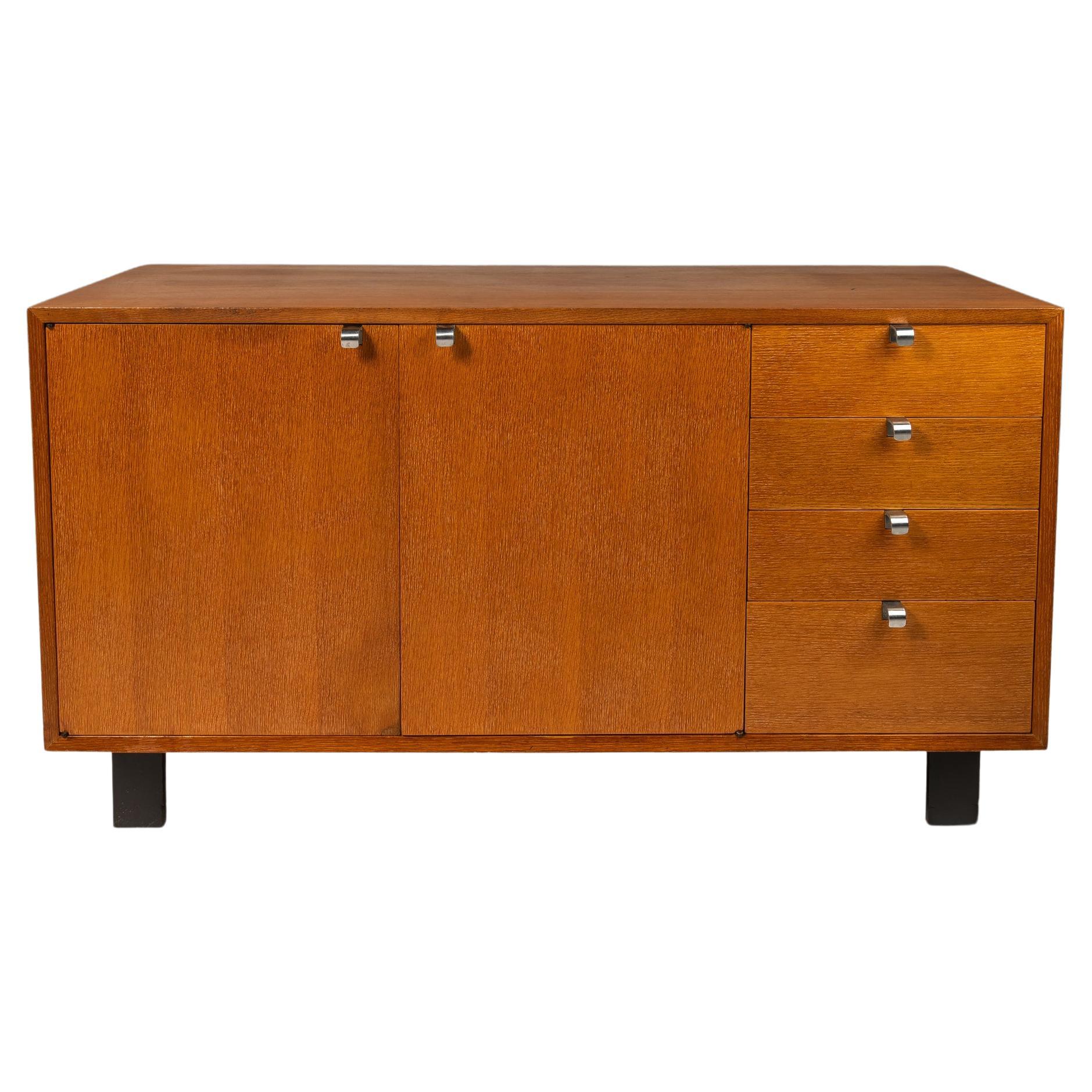 Anrichte / Schrank aus Eiche von George Nelson für Herman Miller, USA, um 1950er Jahre