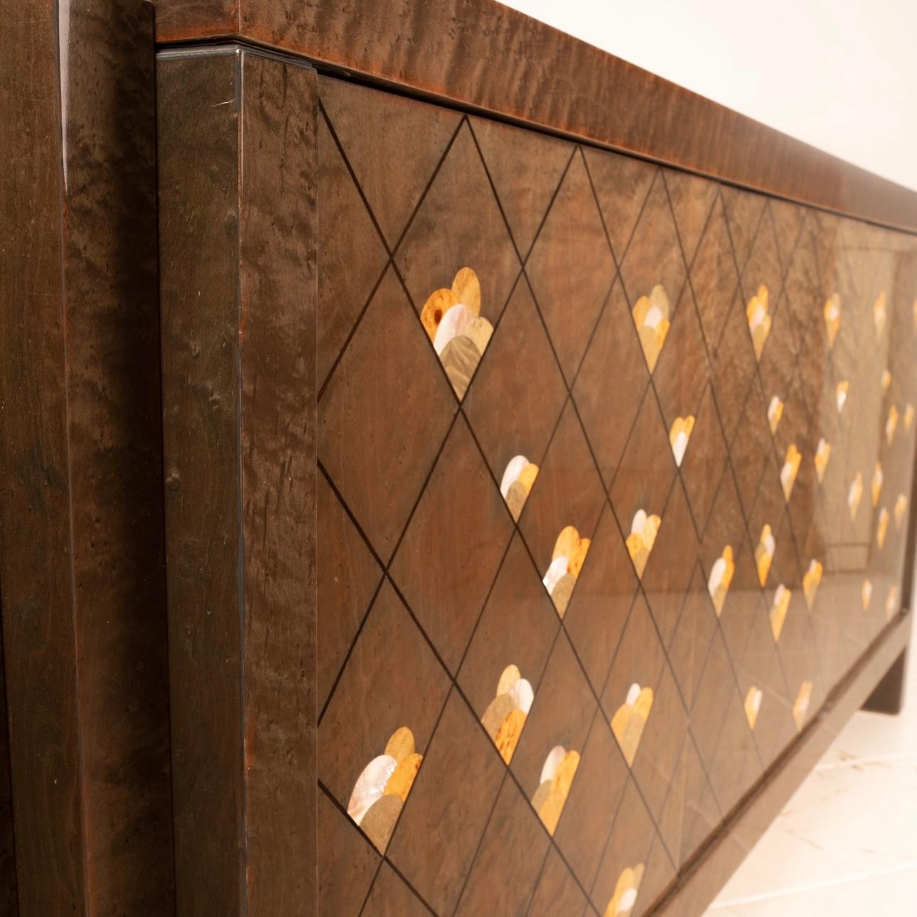 Chiaro di Luna Sideboard by Luciano Frigerio for Frigerio di Desio For Sale 4