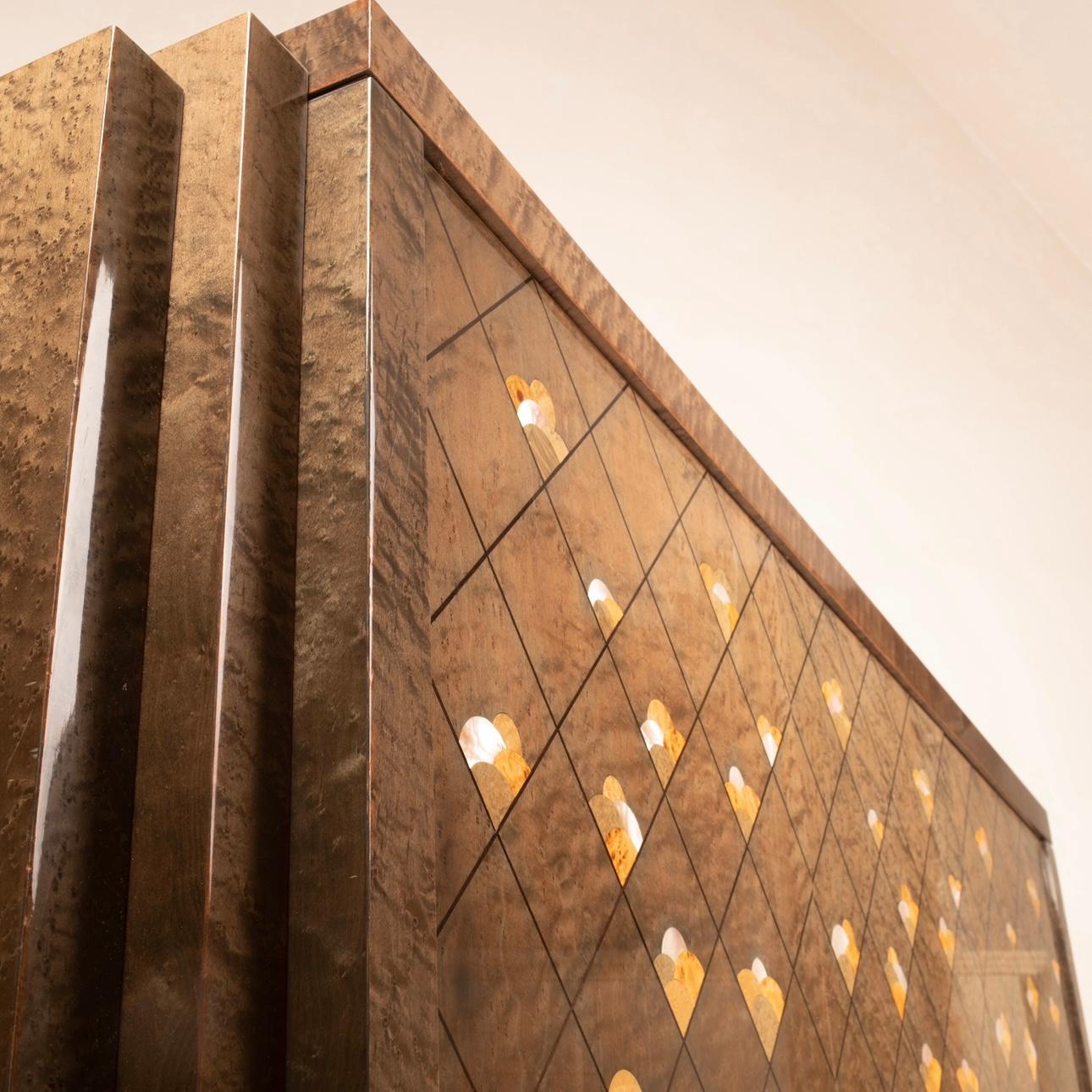Chiaro di Luna Sideboard by Luciano Frigerio for Frigerio di Desio For Sale 3