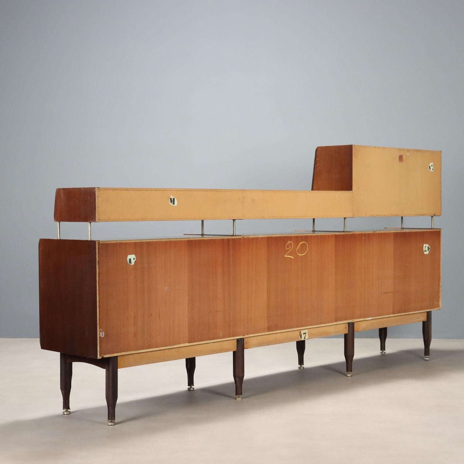Credenza con Alzata Anni '60 For Sale 5