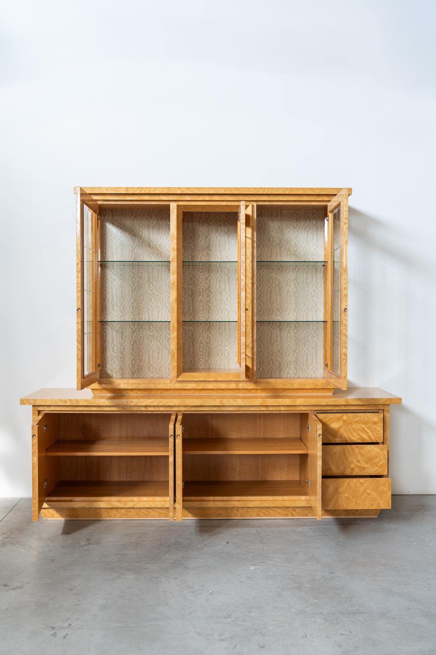 Sideboard with display case, 1980/1990 For Sale 2