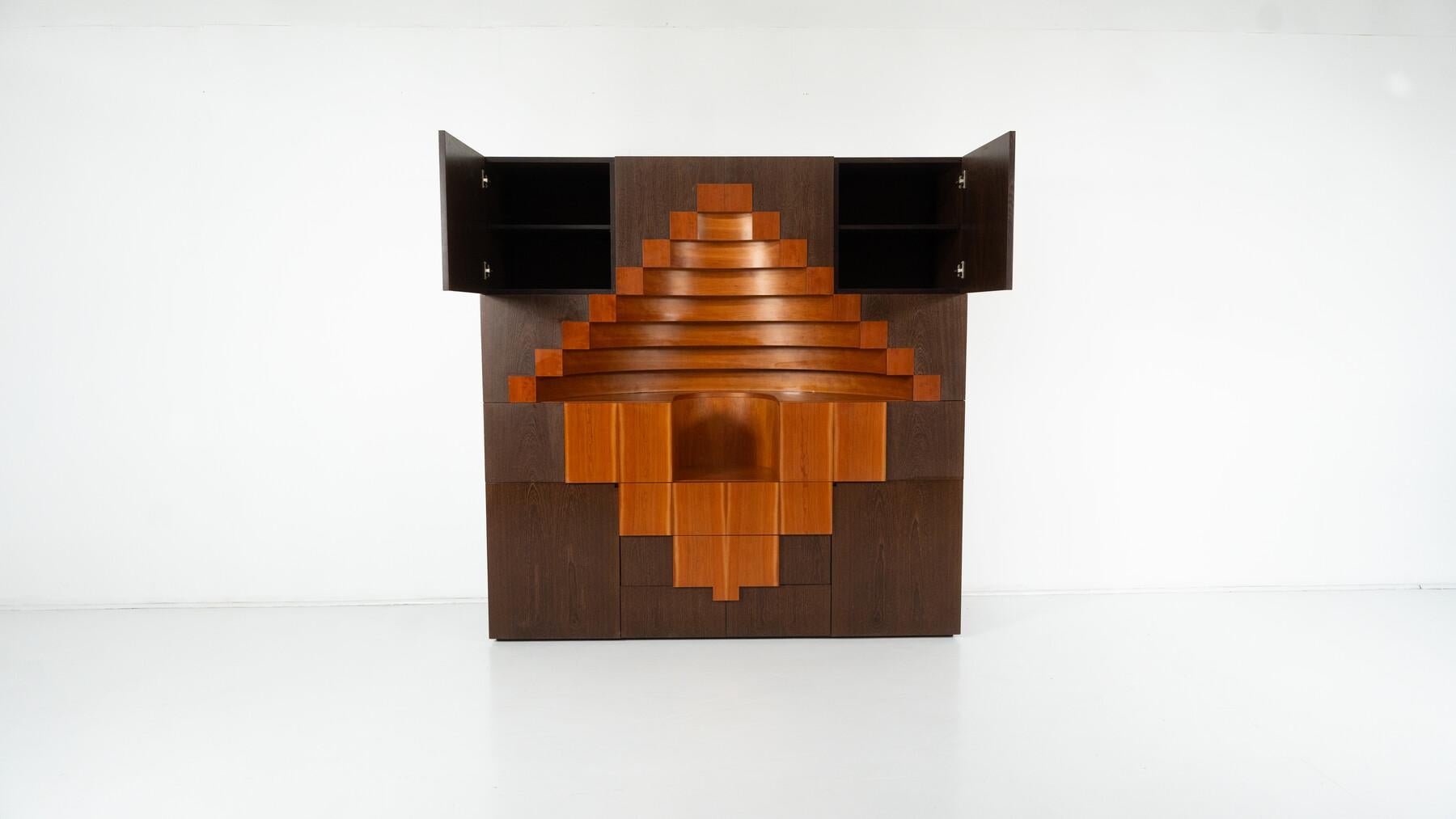 Credenza Corinto par Ferdinando Meccani pour Atelier Meccani, Italie, 1978 en vente 9