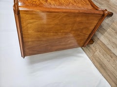 Blond walnut burl kitchen sideboard