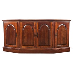 Cherry wood living room or hall sideboard by Fantoni