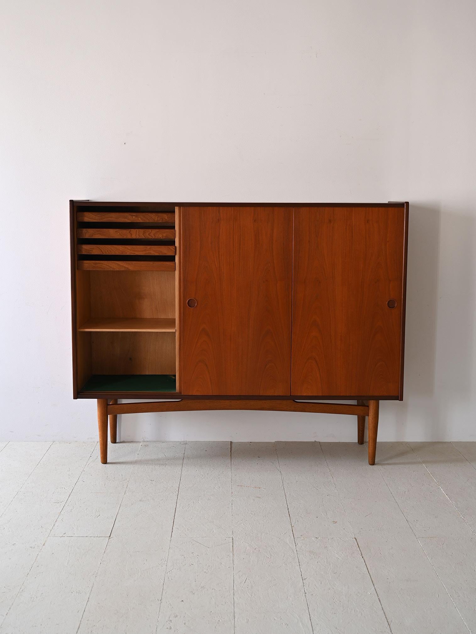 Scandinavian Modern Danish Teak Sideboard For Sale