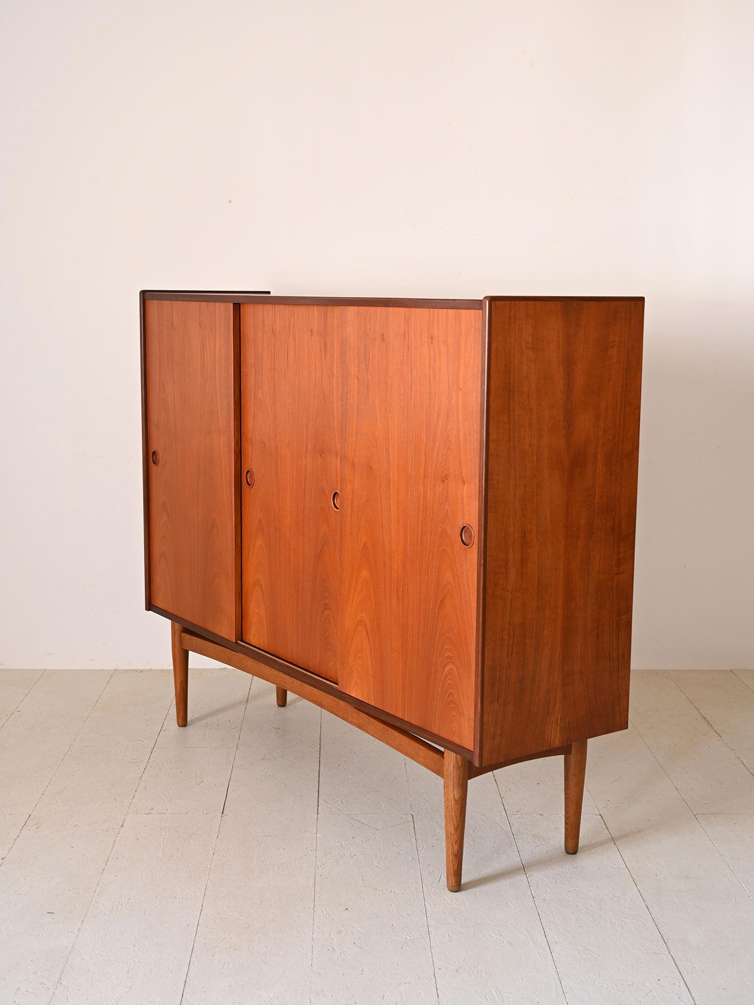 Teak Credenza danese in teak in vendita