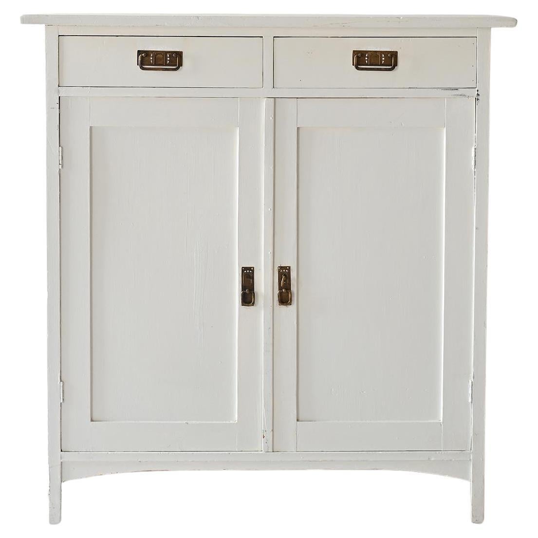 White Deco sideboard For Sale