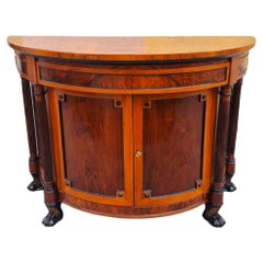 19th century demi lune sideboard