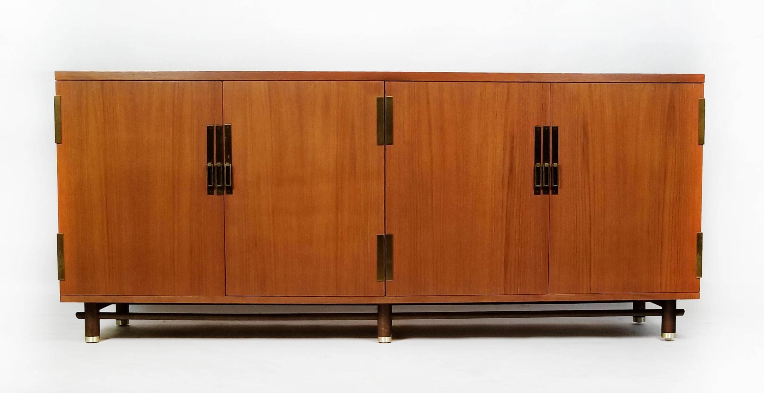 Brass Credenza designed by Michael Taylor for Baker