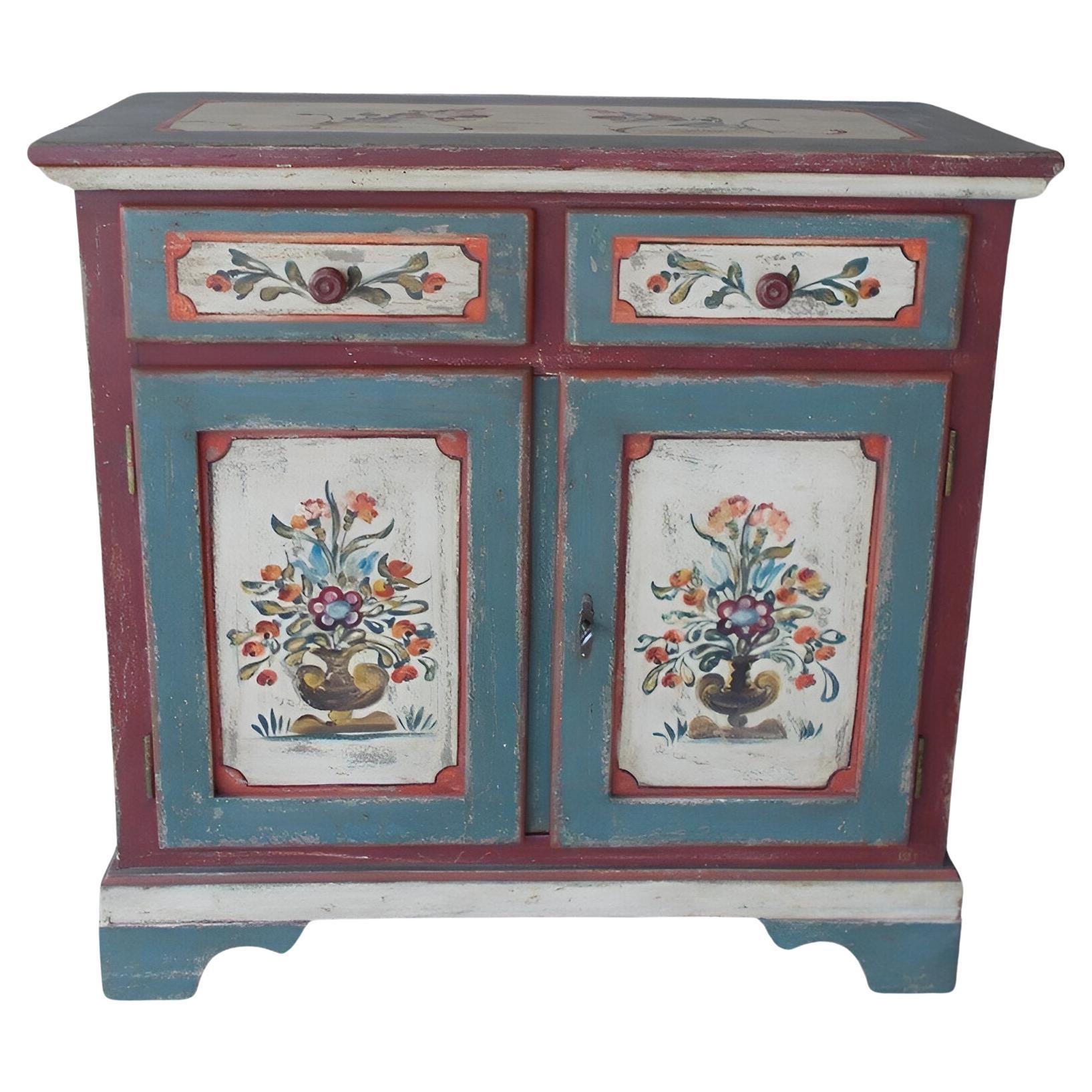 Painted sideboard from the early 1900s For Sale