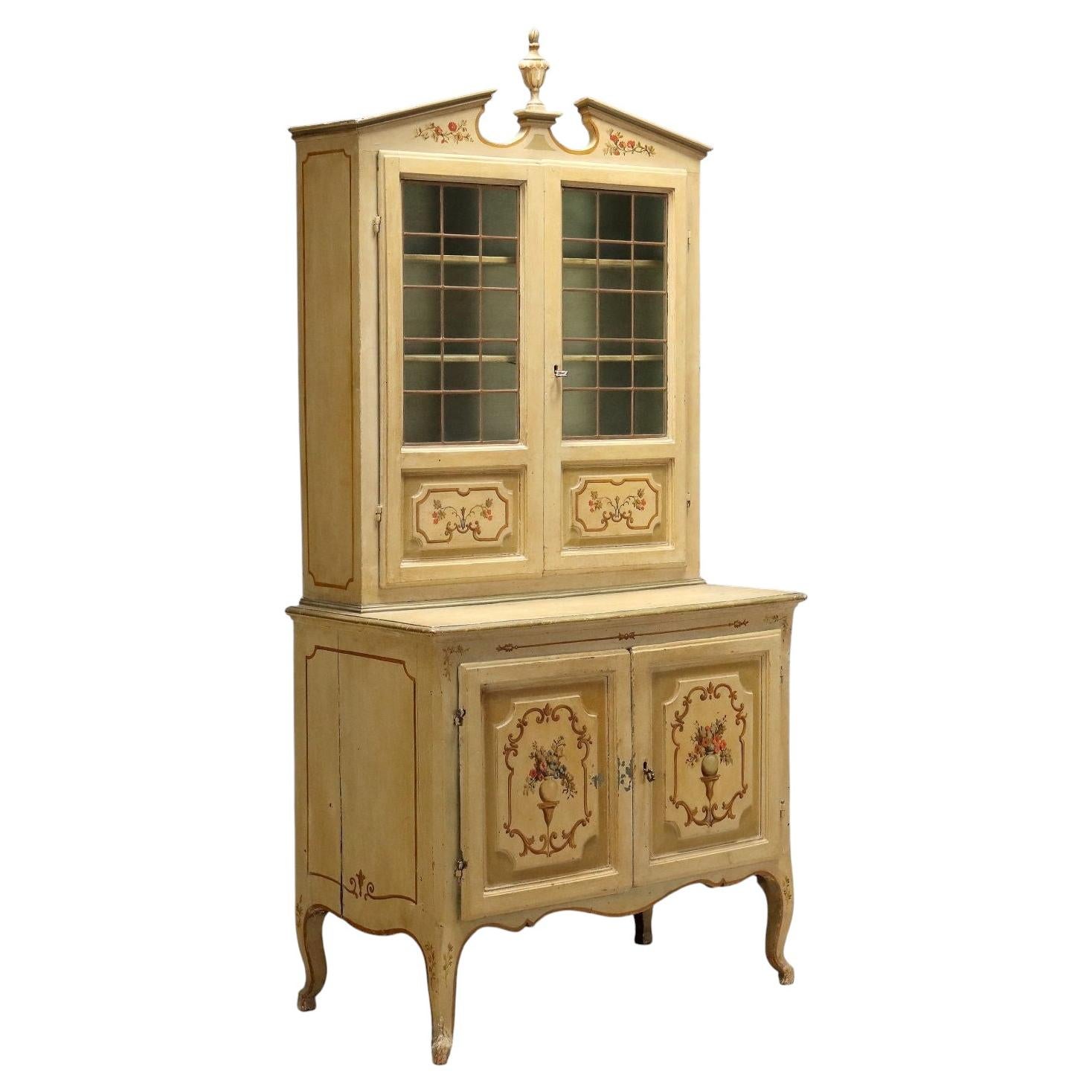 Two-Part Barocchetto Sideboard, Italy, Third Quarter of the 18th Century For Sale