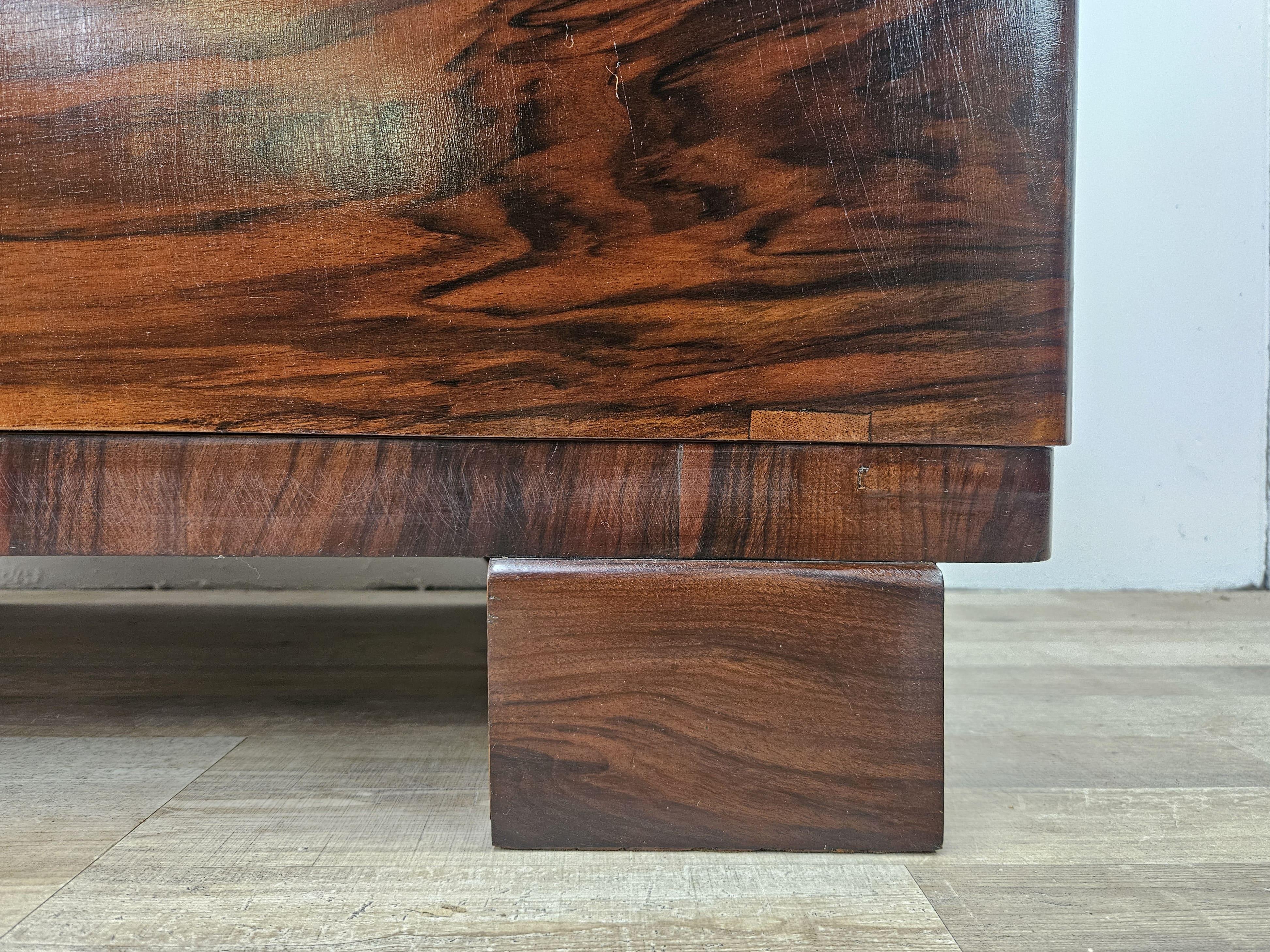 Two-door Art Deco sideboard in Cuban mahogany 20th century 1930s 12