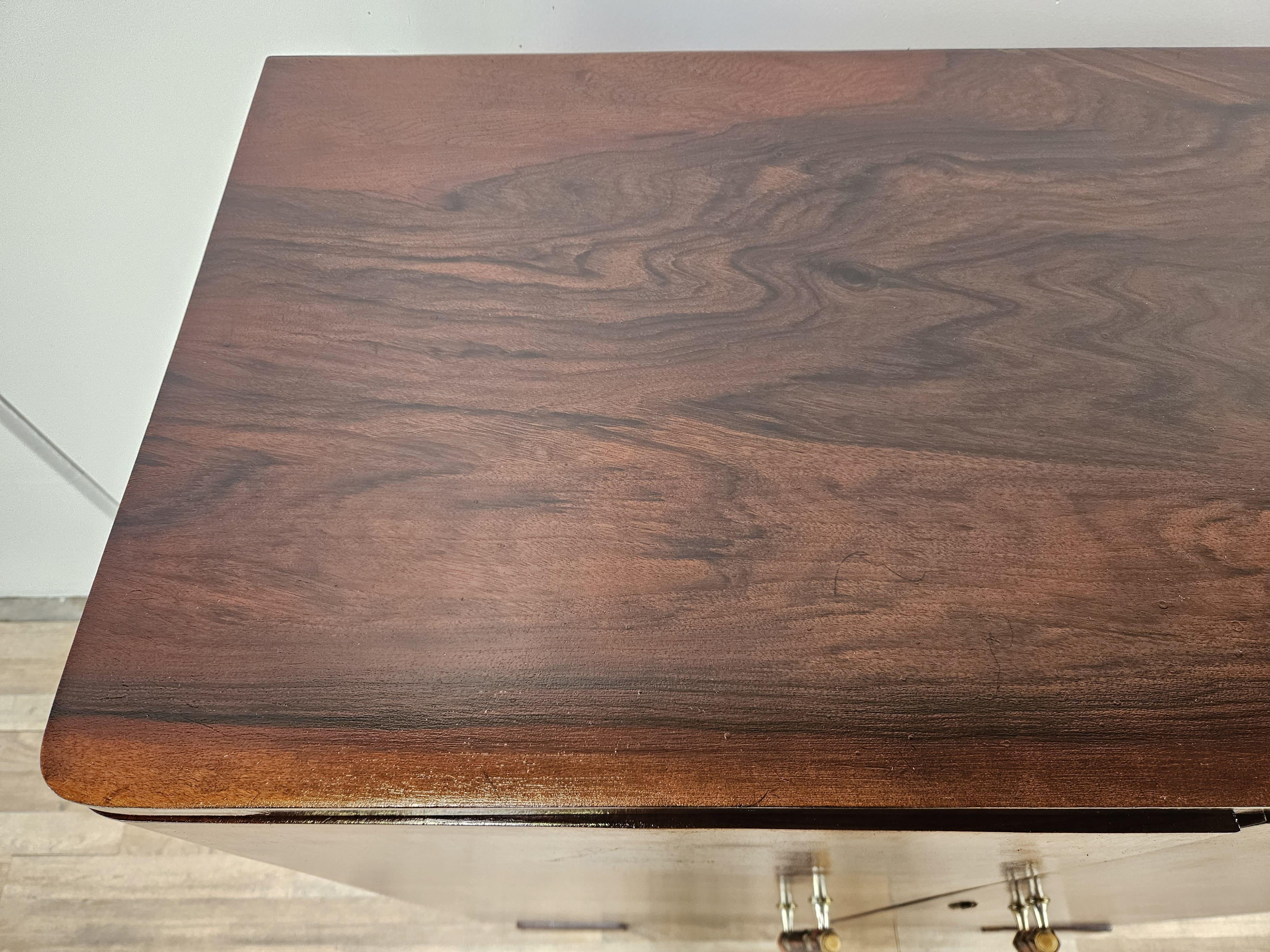 Wood Two-door Art Deco sideboard in Cuban mahogany 20th century 1930s