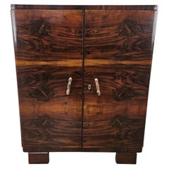 Credenza due ante Art Decò in mogano cubano XX secolo 1930