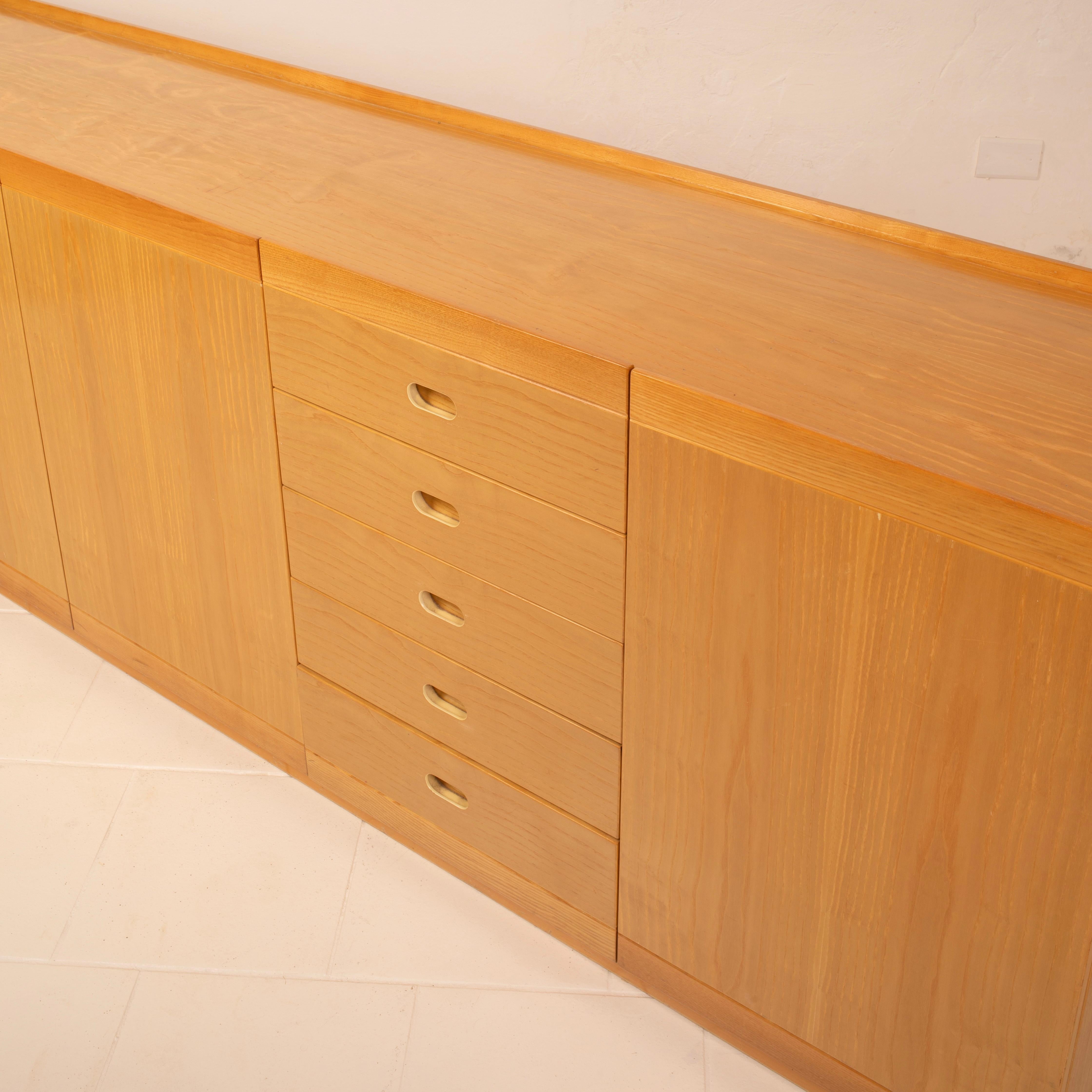 Italian Mid Century Modern Sideboard Tito Agnoli for Molteni For Sale 10
