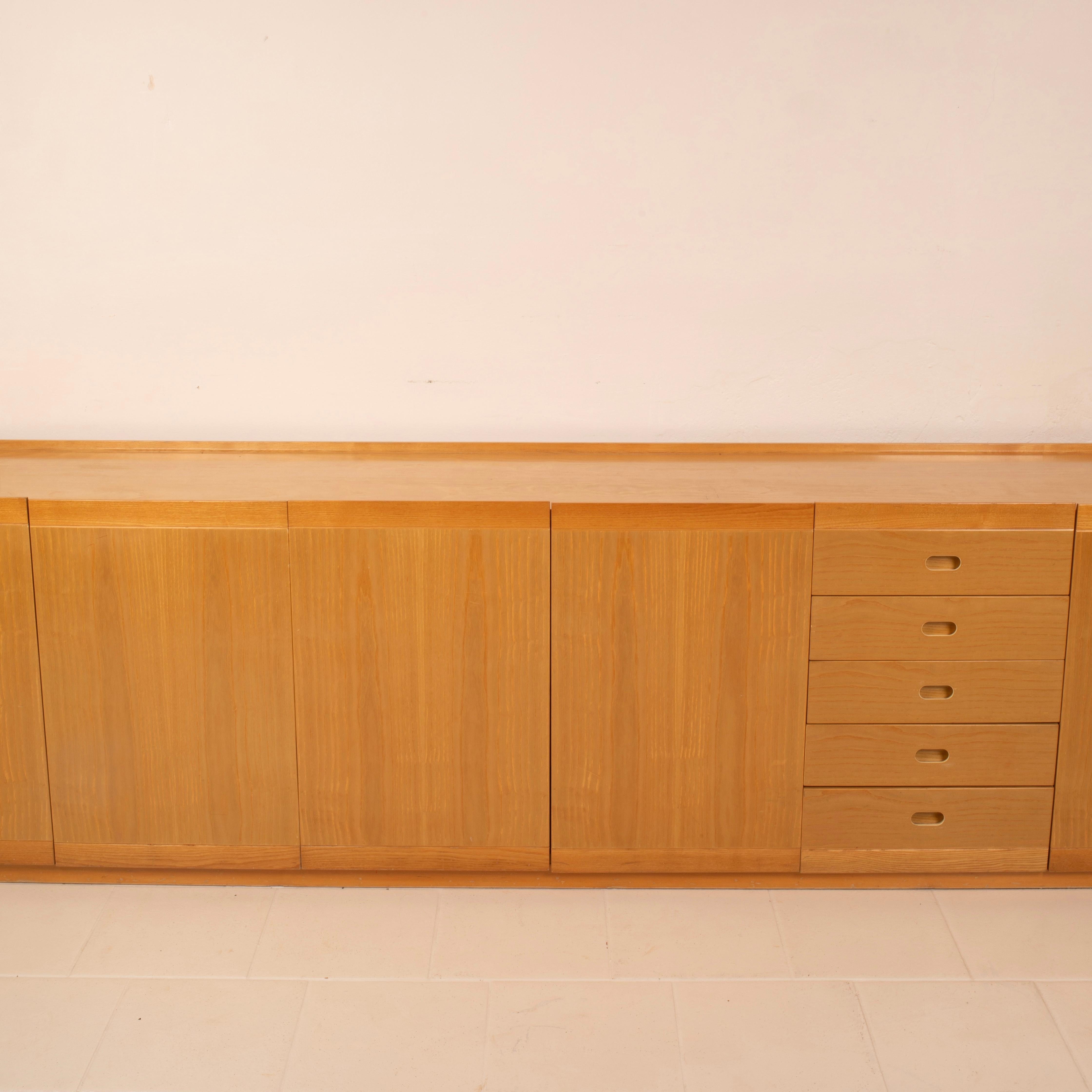 Italian Mid Century Modern Sideboard Tito Agnoli for Molteni In Good Condition For Sale In Conversano, IT