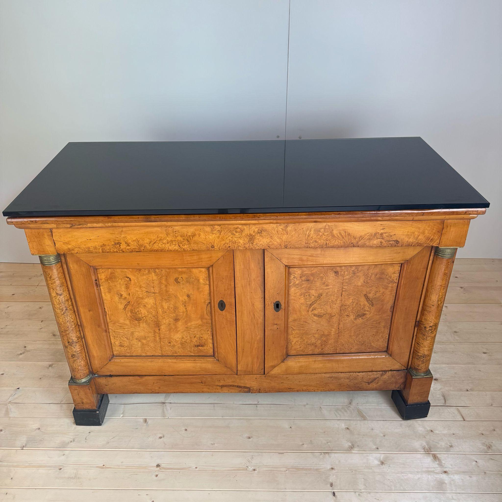 Walnut French sideboard from the 1800s For Sale