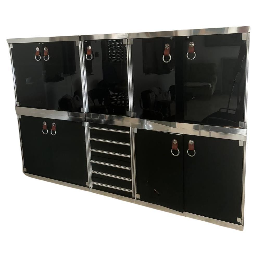 Guido Faleschini für Hermés. Französisches Sideboard des 20. Jahrhunderts mit 6 Modulen.
