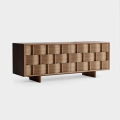 Crédence de Ringvide. Cadre Weave, bois de chêne, huile naturelle, scandinave