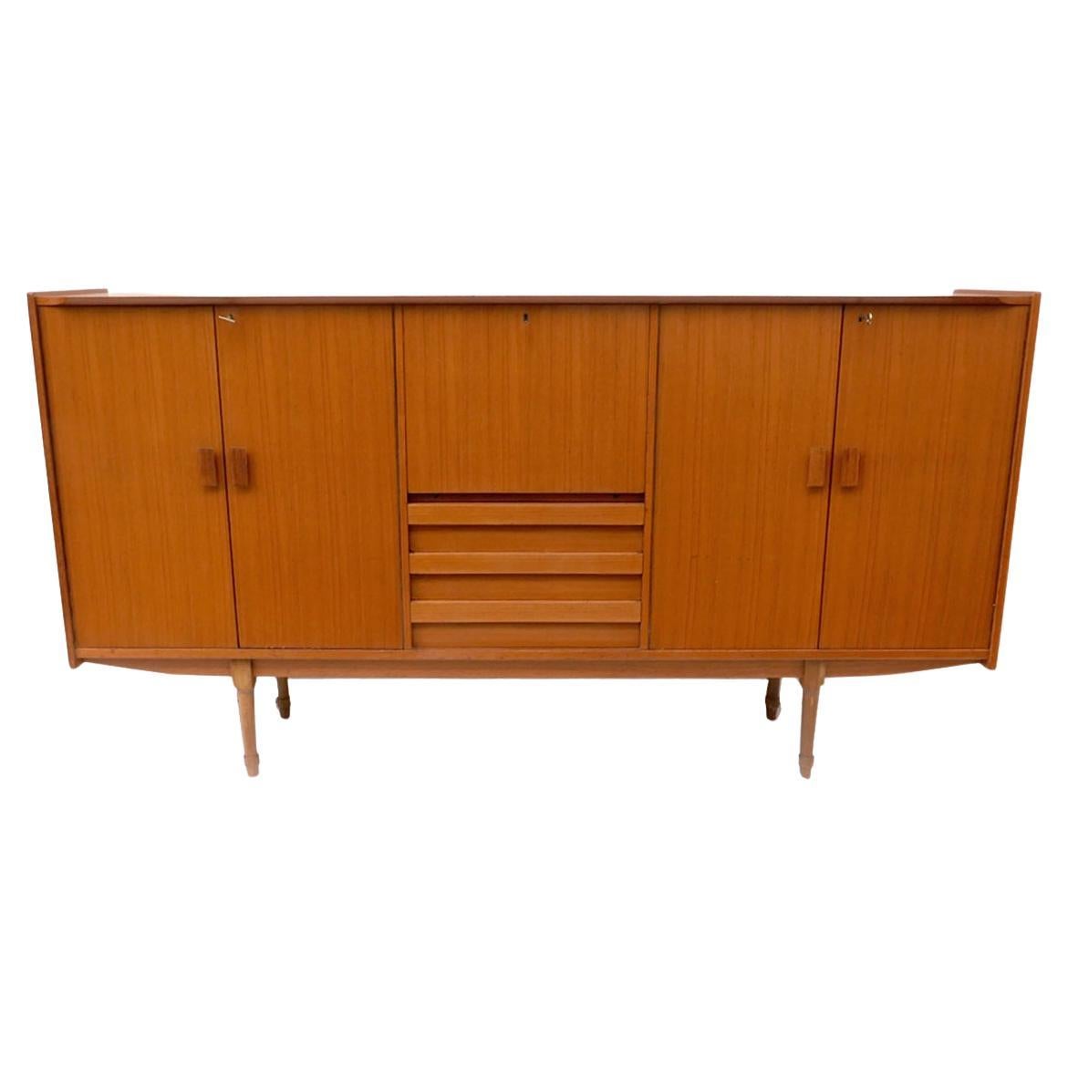 Vintage 1960er Highboard-Sideboard im nordischen Stil