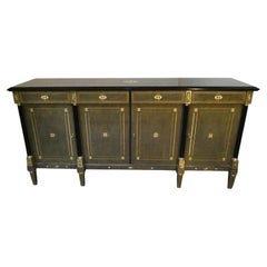 Buffet Hollywood Regency de style Louis XVI, France, années 1980