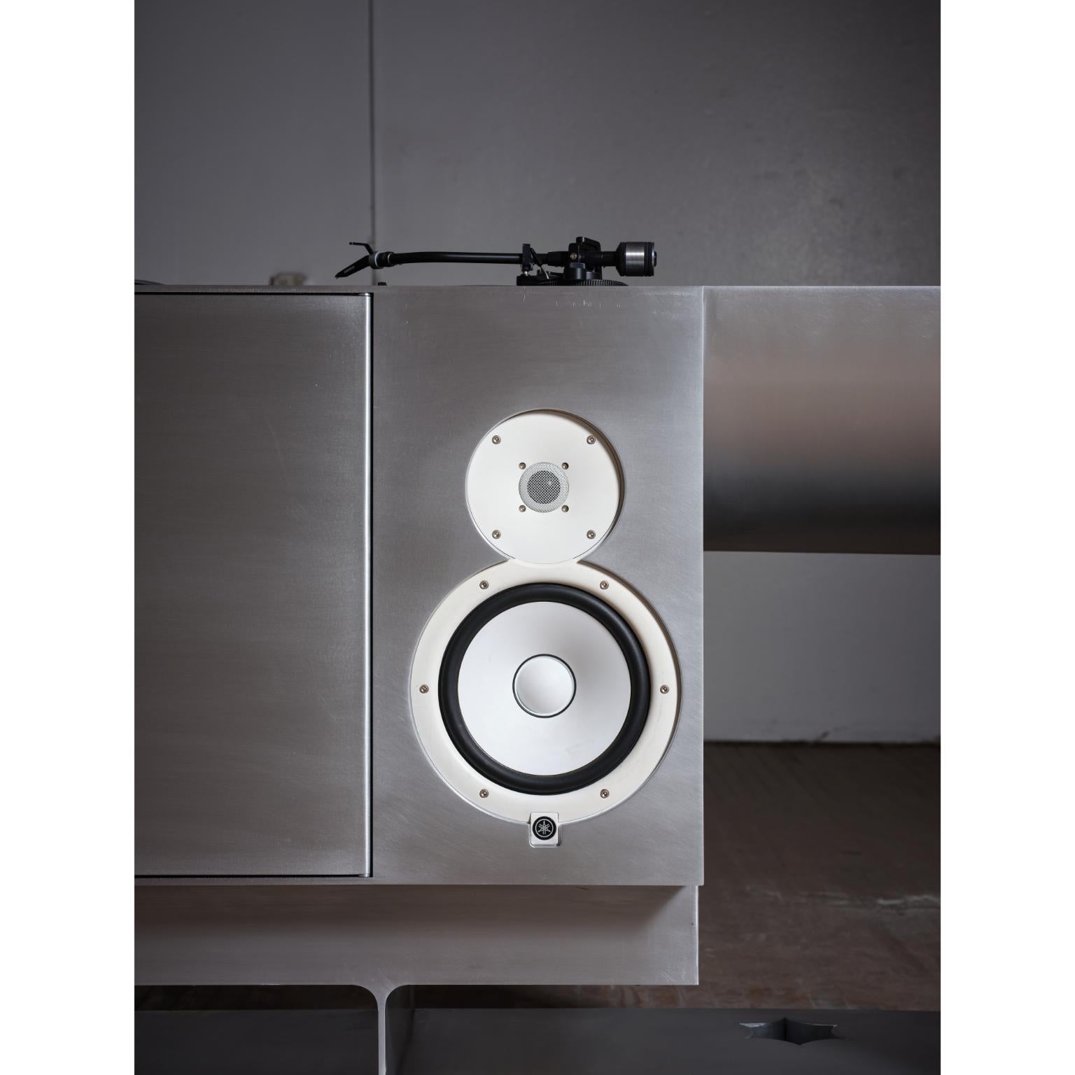 Modern Credenza in Aluminum by Asher Gillman For Sale