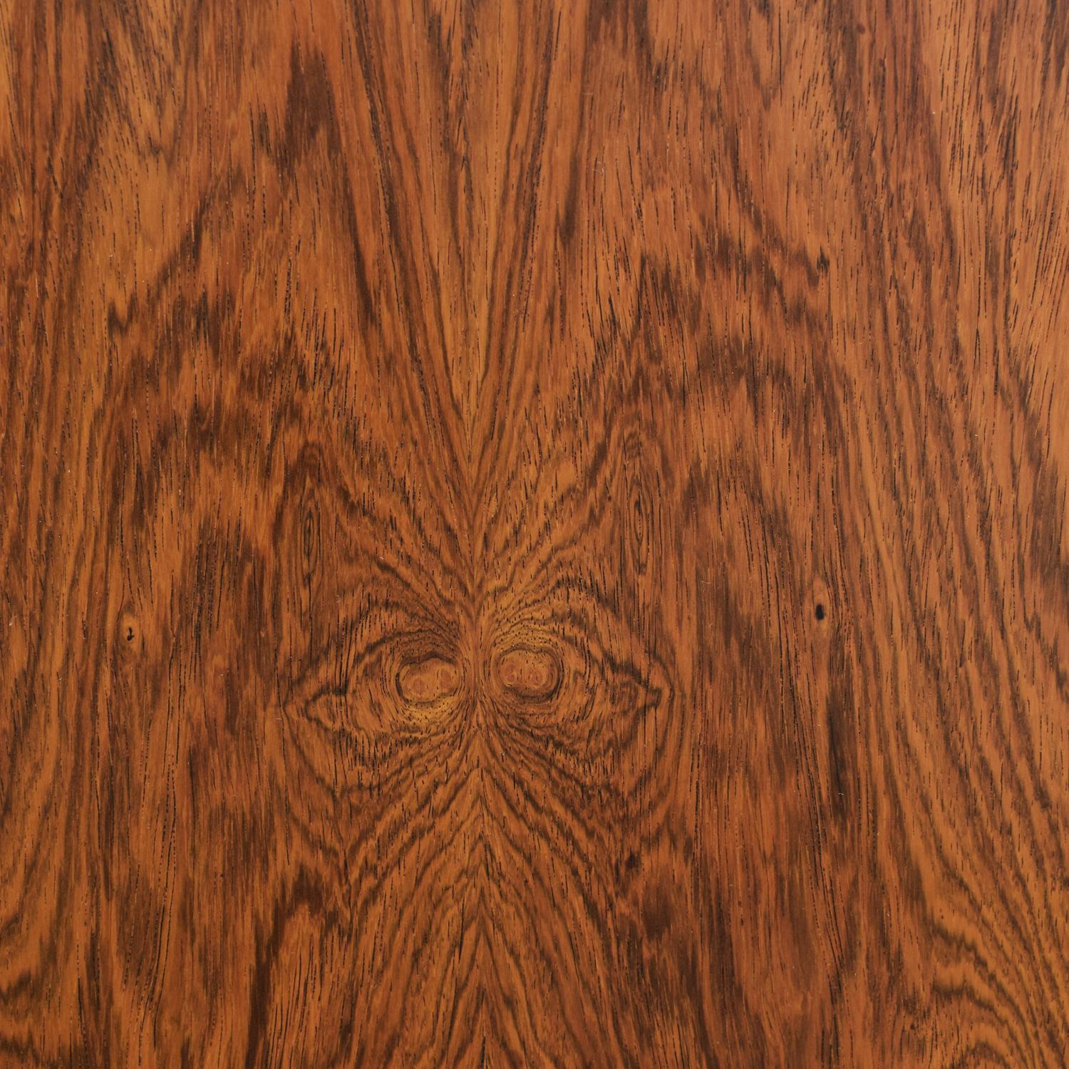 Mid-20th Century Credenza in Brazilian Rosewood with Inset Pulls 1960s 'Signed' For Sale