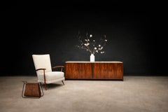 Credenza in Rosewood, Attributed to Joaquim Tenreiro for Laubisch & Hirth 1940s