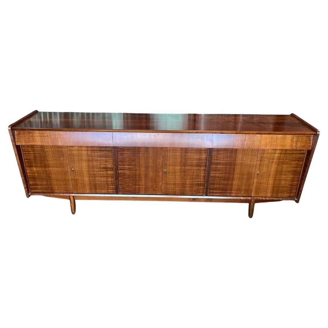 Anrichte aus Imbuia-Holz mit Schubladen und Regalen von Cimo, ca. 1960er Jahre (Brasilianisch) im Angebot