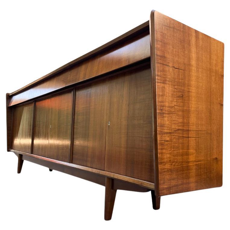 Anrichte aus Imbuia-Holz mit Schubladen und Regalen von Cimo, ca. 1960er Jahre im Angebot