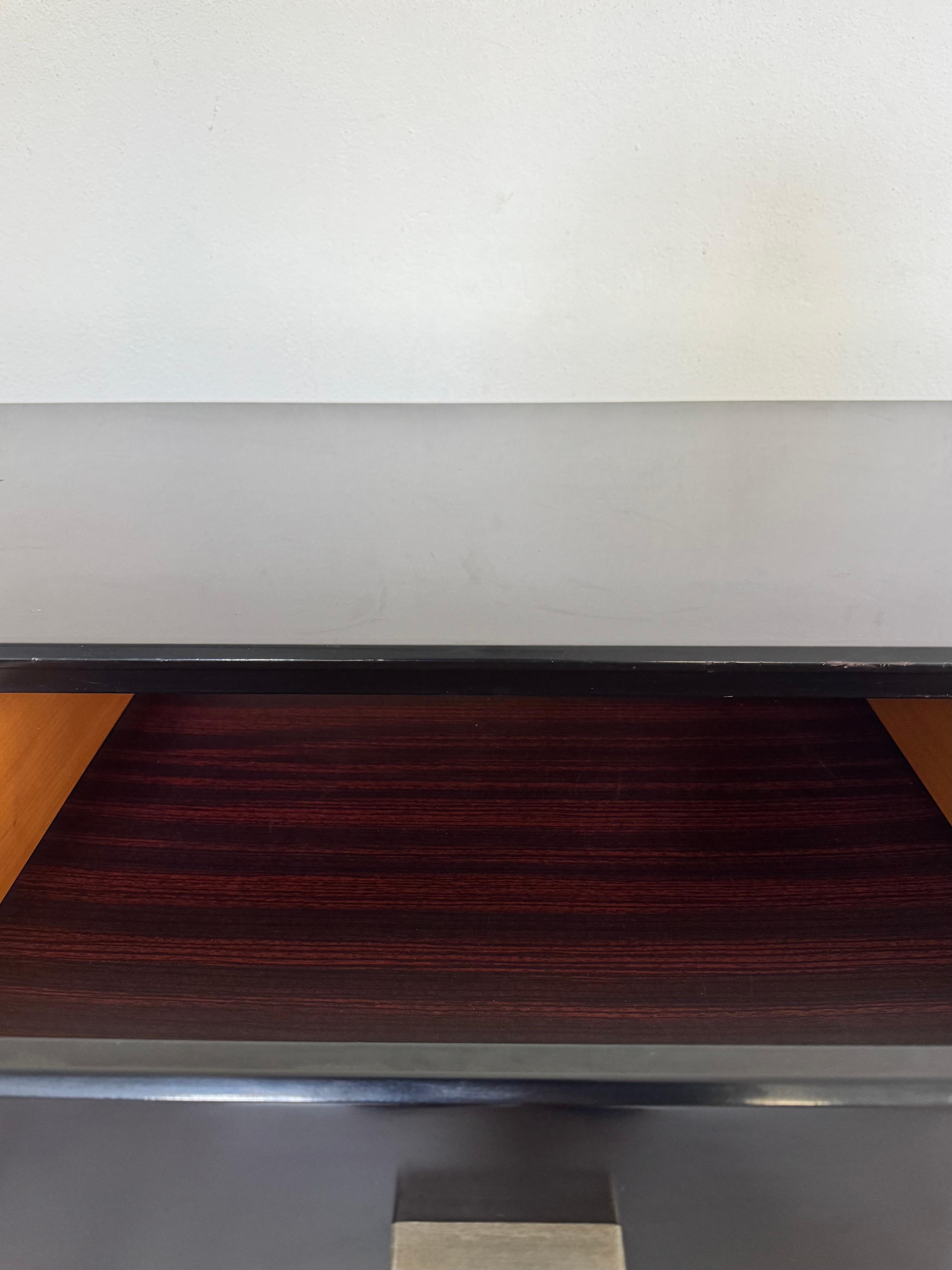 Credenza in legno e acciaio di Gianni Moscatelli per Formanova, Italia, anni ’70 in vendita 4