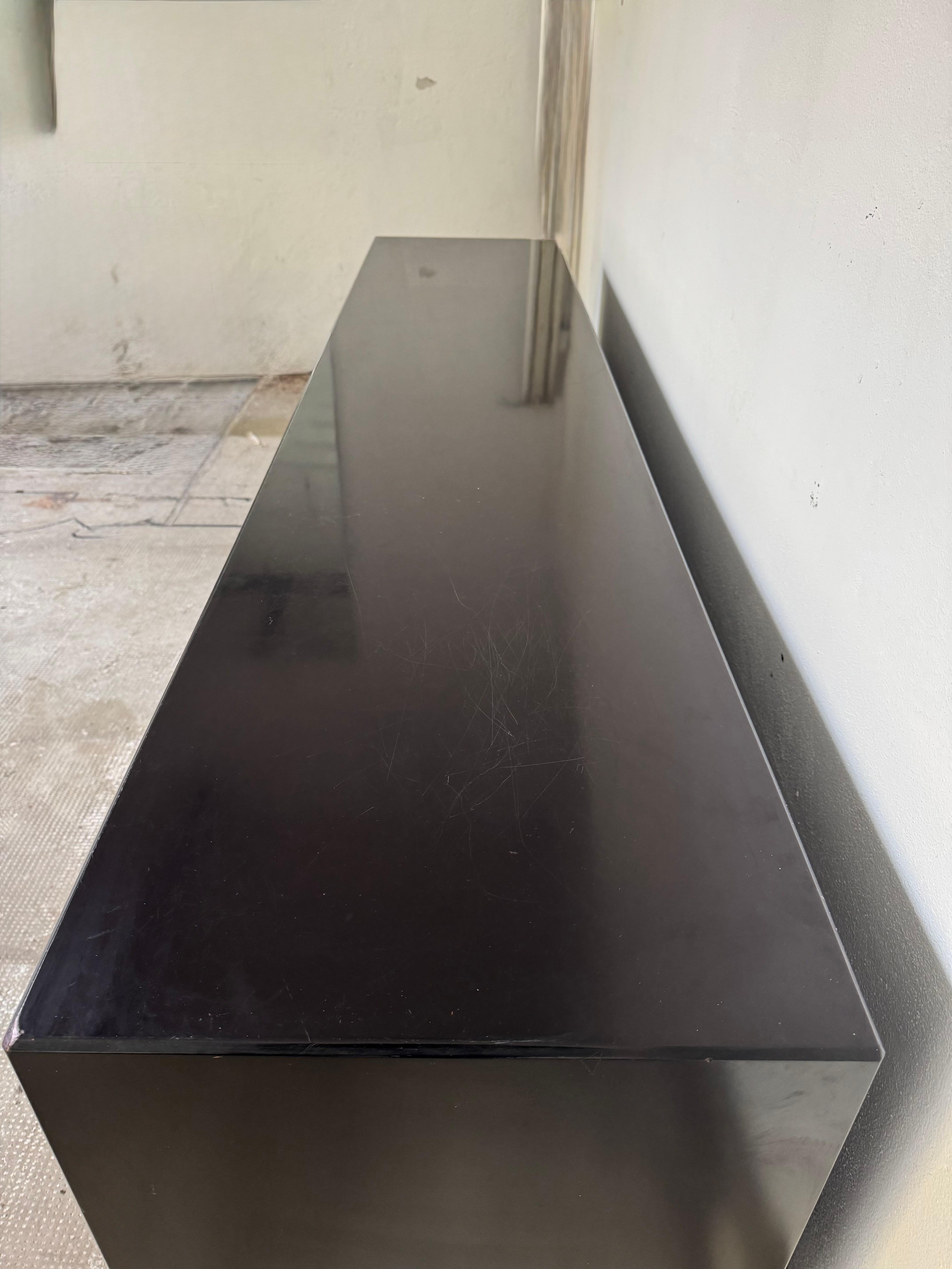 Italian Credenza in legno e acciaio di Gianni Moscatelli per Formanova, Italia, anni ’70 in vendita