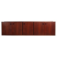Buffet en bois de rose, Italie, années 1960