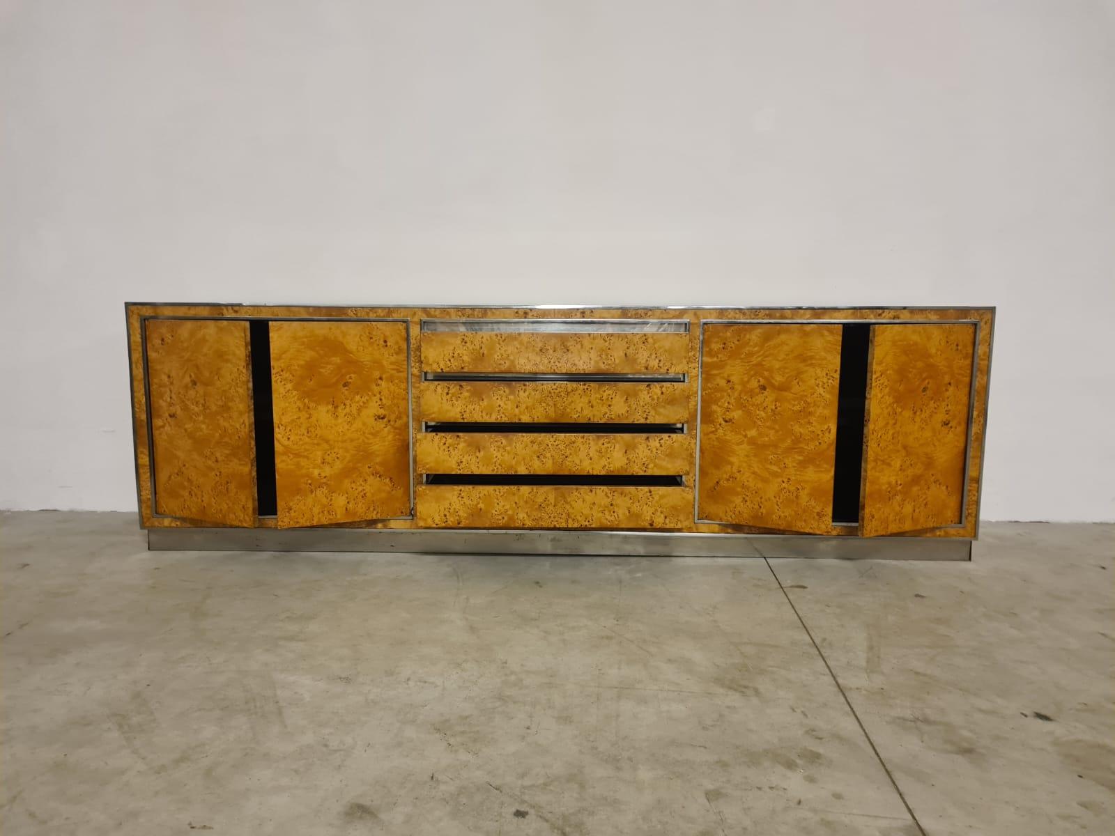 Credenza in radica di Mario Sabot in vendita 5