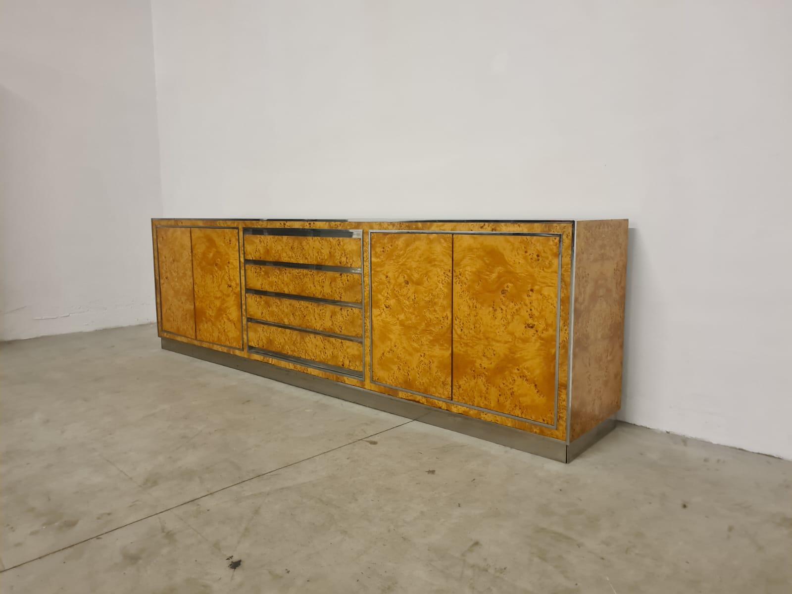 Credenza in radica di Mario Sabot in vendita 6
