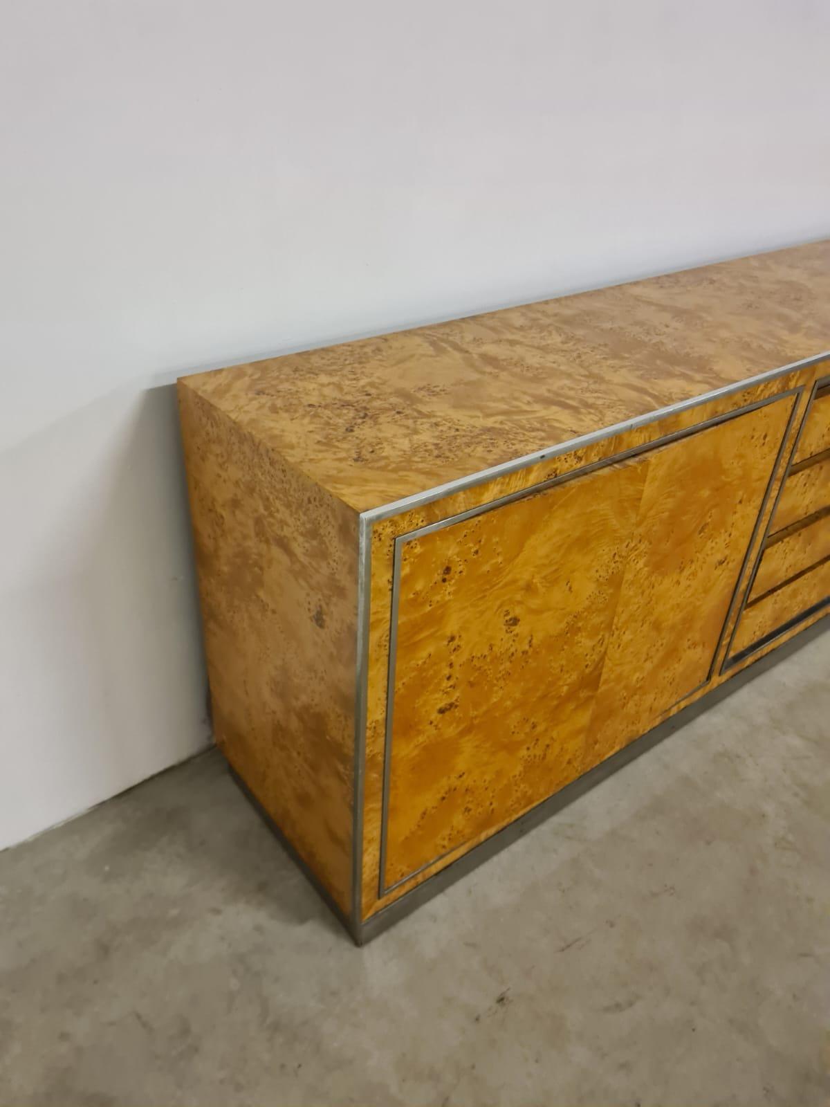 Credenza in radica di Mario Sabot in vendita 1