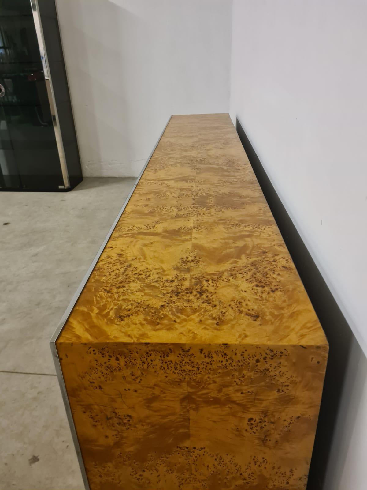 Credenza in radica di Mario Sabot in vendita 2
