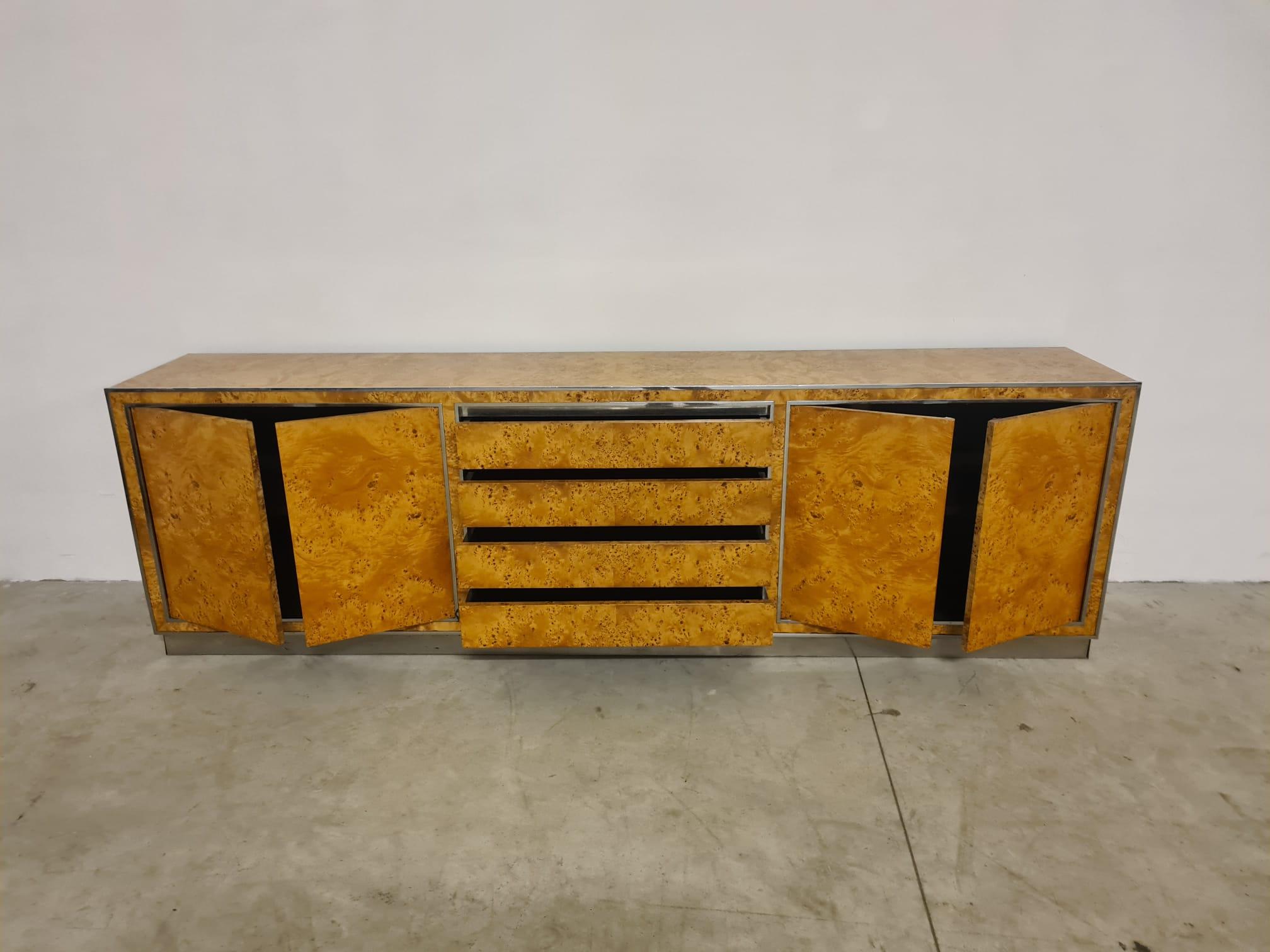 Credenza in radica di Mario Sabot in vendita 3