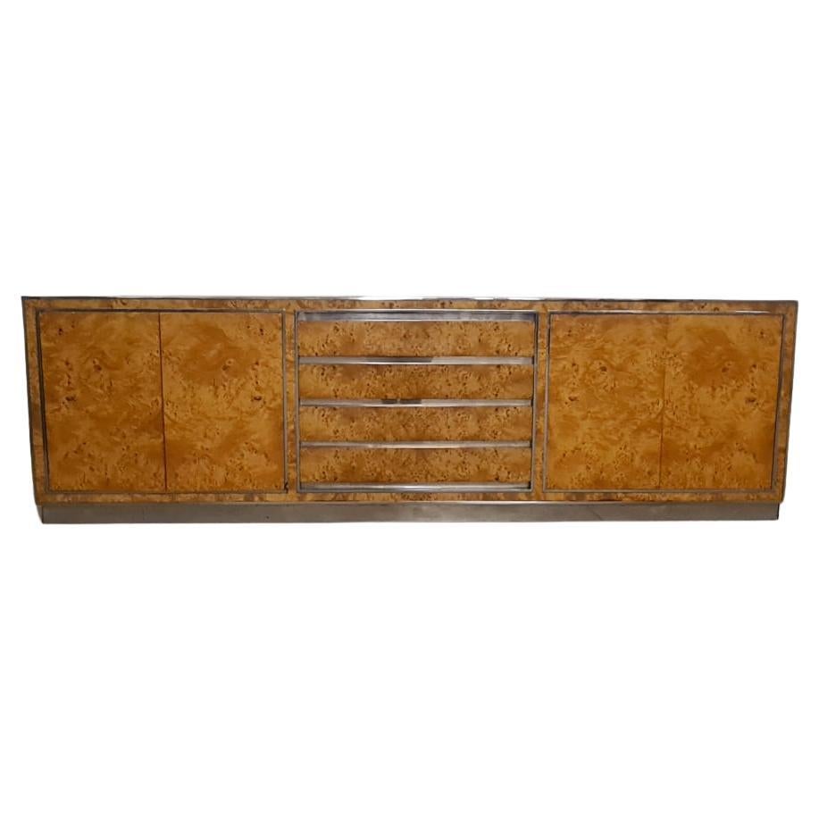 Credenza in radica di Mario Sabot in vendita