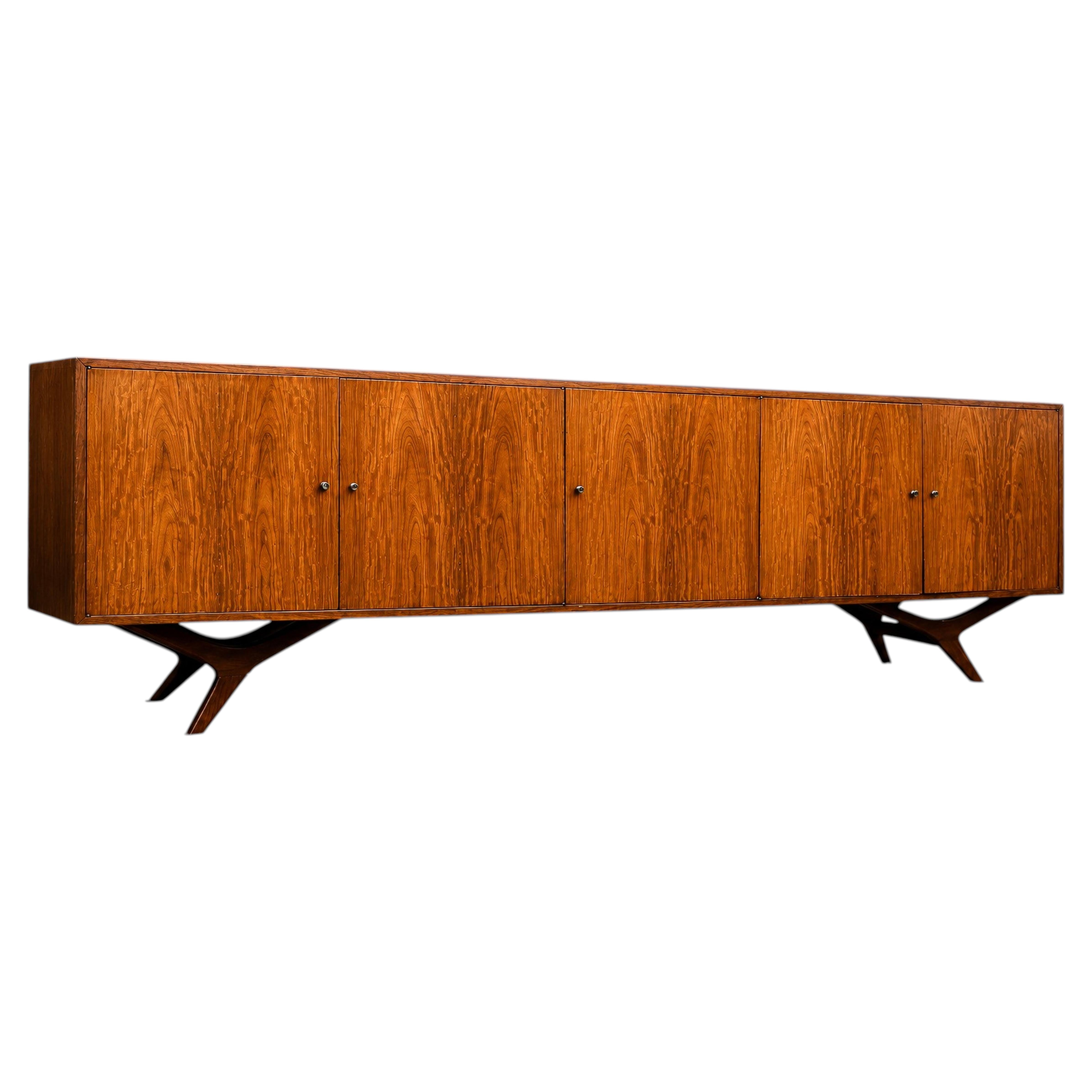 Credenza in Solid Caviúna Hardwood by Forma, Brazilian Modern, Brazil, 1960s