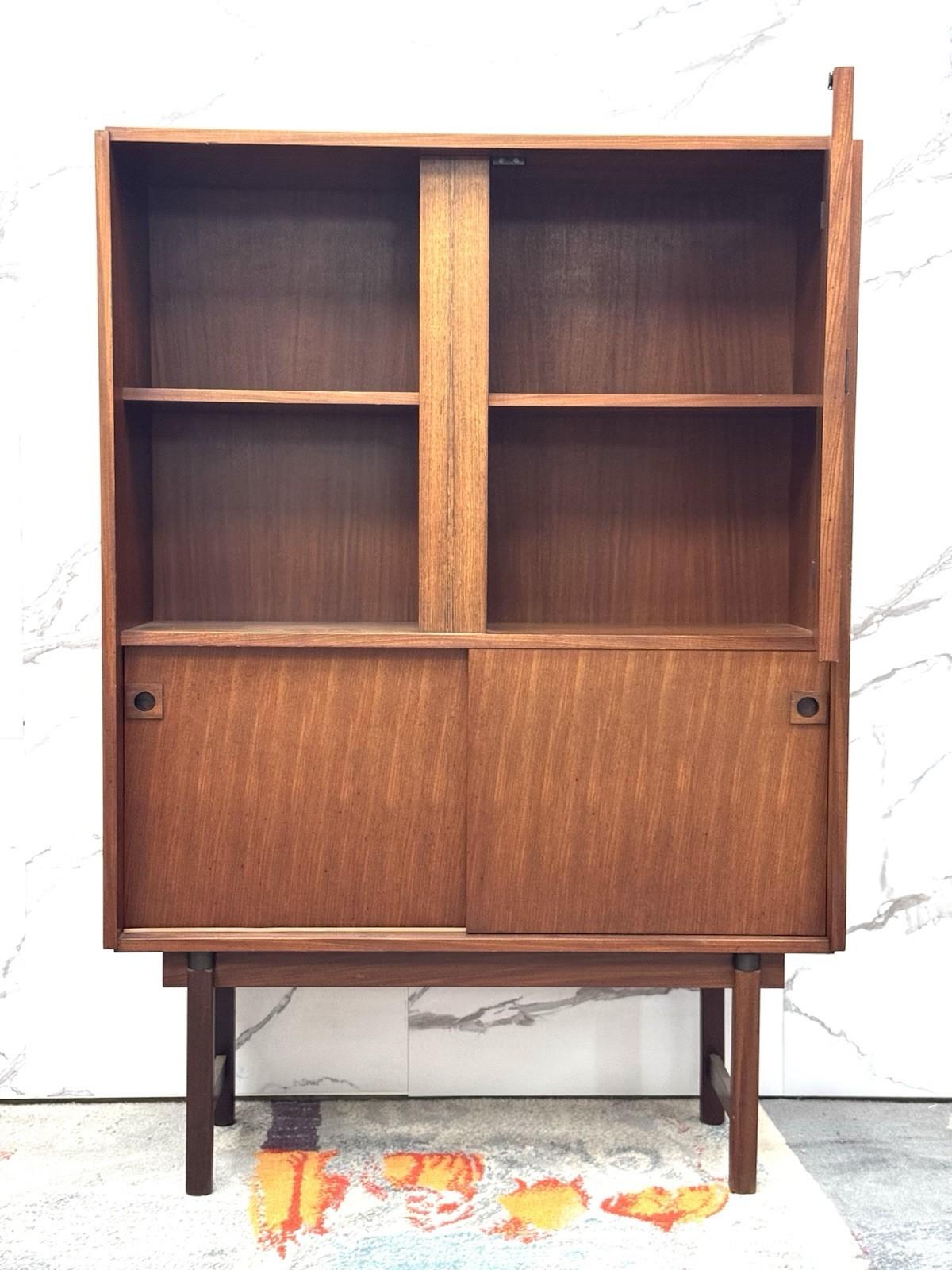 Scandinavian Modern Sideboard In Teak Barovero mod. Selex Mid-Century 1960s For Sale