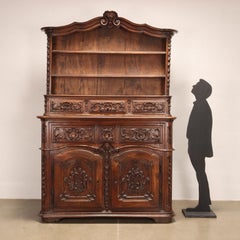 Carved sideboard with  Antica Piattaia, Italy last quarter 18th century