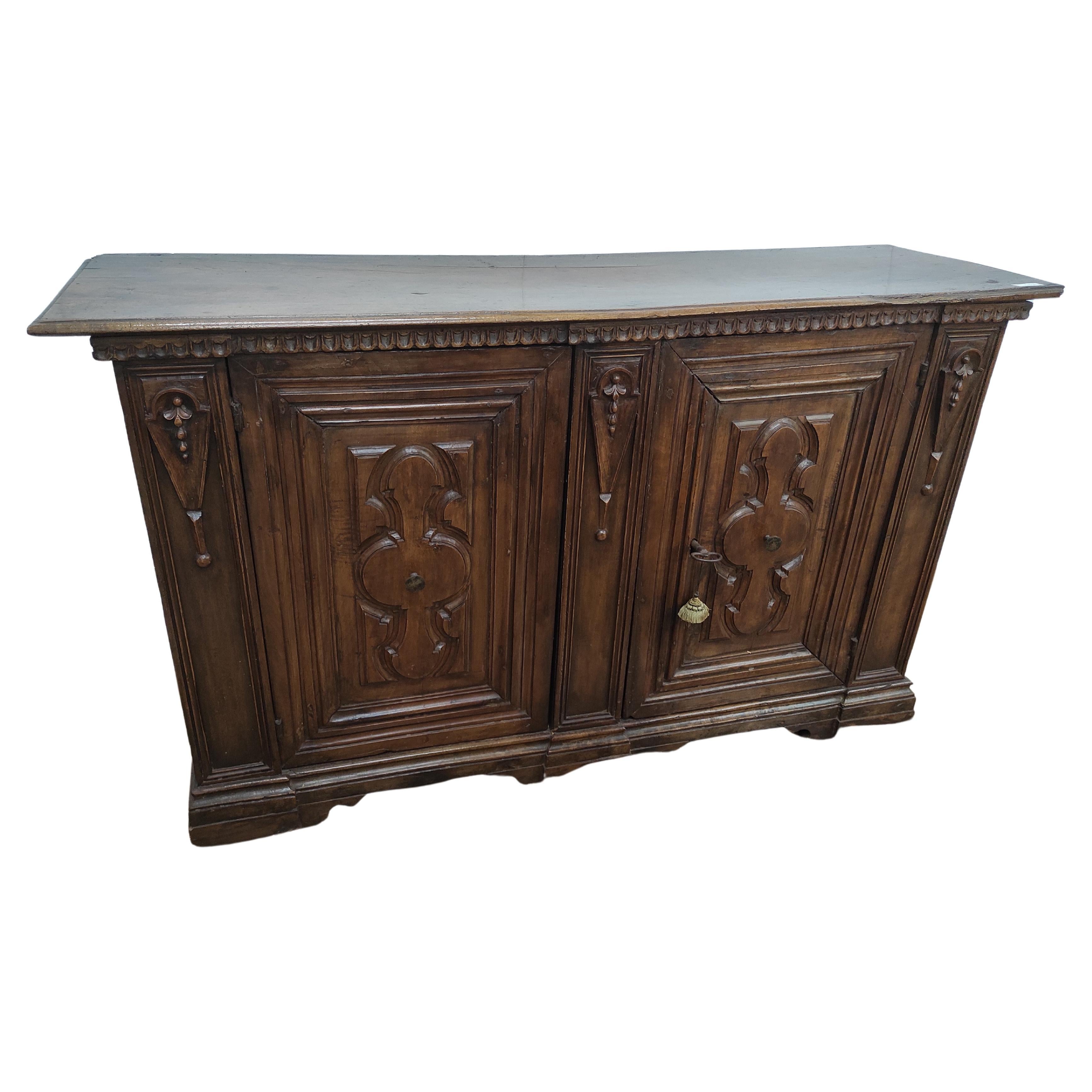 Italian carved sideboard For Sale