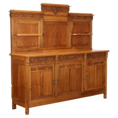 Credenza Liberty in Ciliegio Italia Fine XIX Secolo