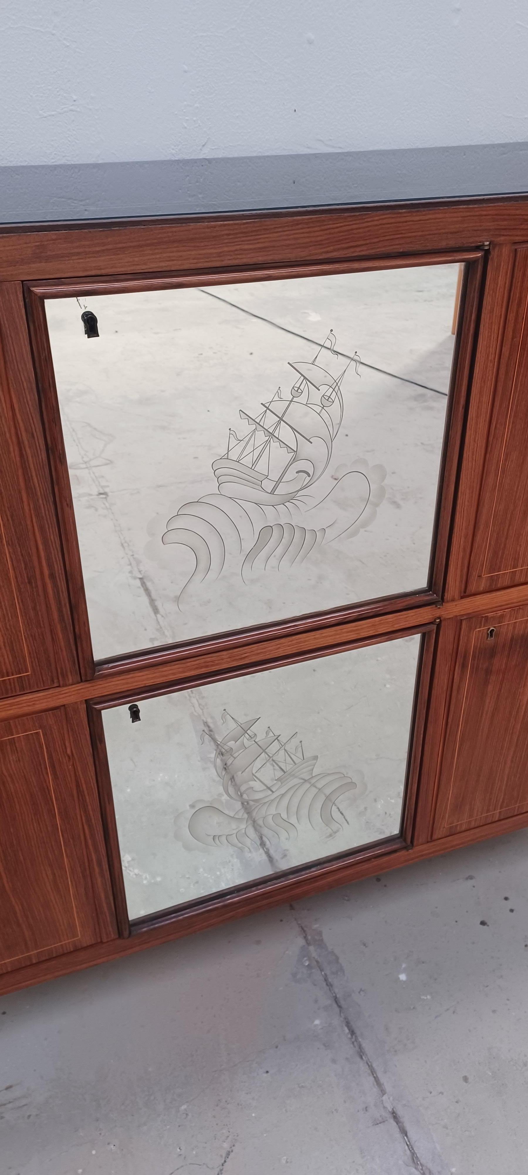 credenza mobile bar Paolo Buffa in vendita 6