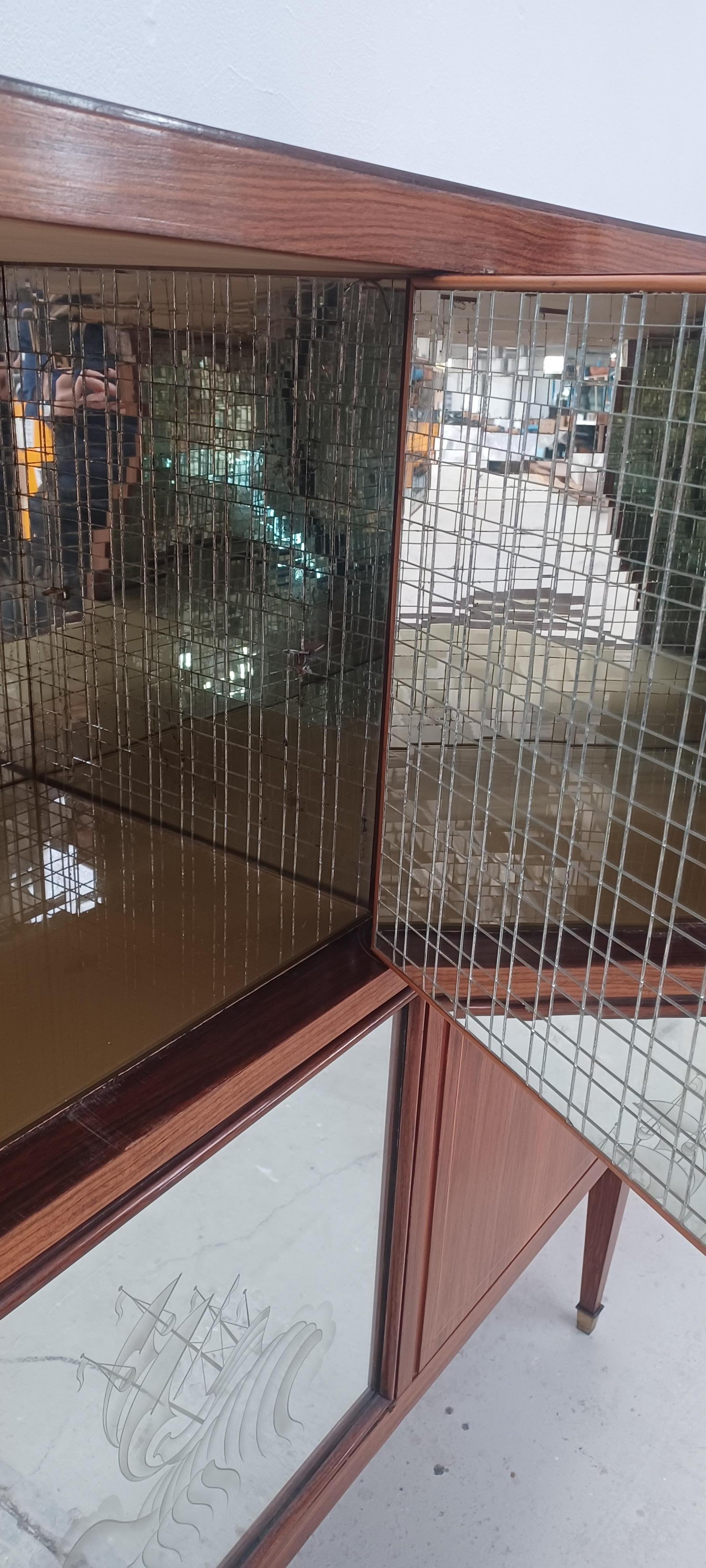 Mogano credenza mobile bar Paolo Buffa in vendita