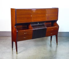 Buffet, meuble de bar, design Osvaldo BORSANI. Italie, années 50