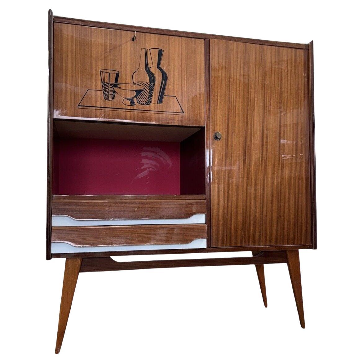 Sideboard Bar Cabinet Scandinavian Style Mid-Century Design Modernism 1950's For Sale